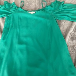 Flowy green dress